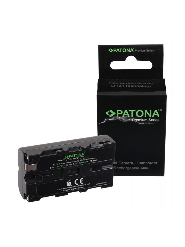 PATONA Premium batteria per Sony NP-F550 F330 F530 F750 F930 F920 F550