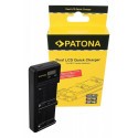 PATONA Caricatore USB doppio LCD per Sony F550 F750 F970 FM50 FM500H