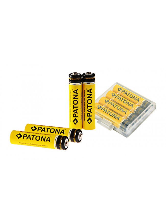 PATONA Micro batteria 4x AAA MICRO LR3 900mAh