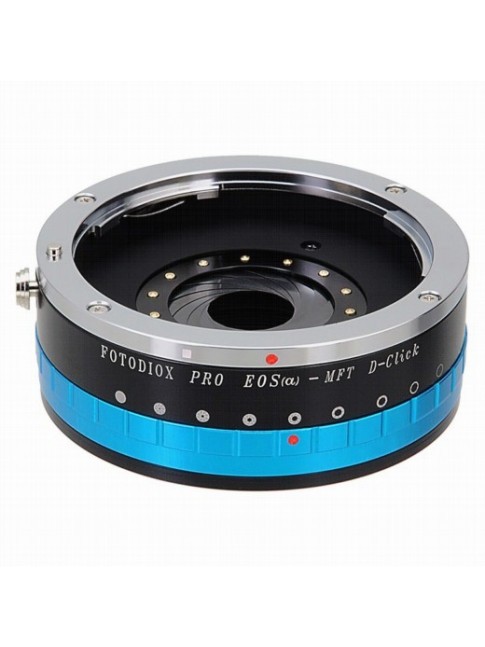 Fotodiox Pro Lens Mount Adapter EF to MFT with Built-in De-Clicked Aperture Iris