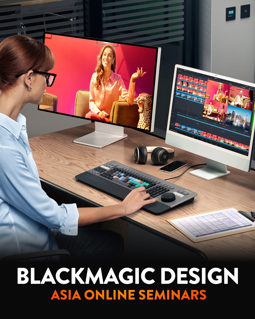 Join Blackmagic Design for a series of free online seminars covering Blackmagic Cloud, Blackmagic Camera, DaVinci...